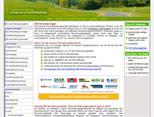 Tablet Screenshot of kfz-versicherungen.cc